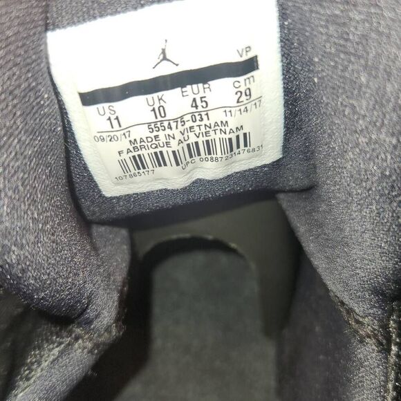 Air Jordan Flight Club 91 Black Metallic Gold Men's Size 11 - Picture 10 of 10